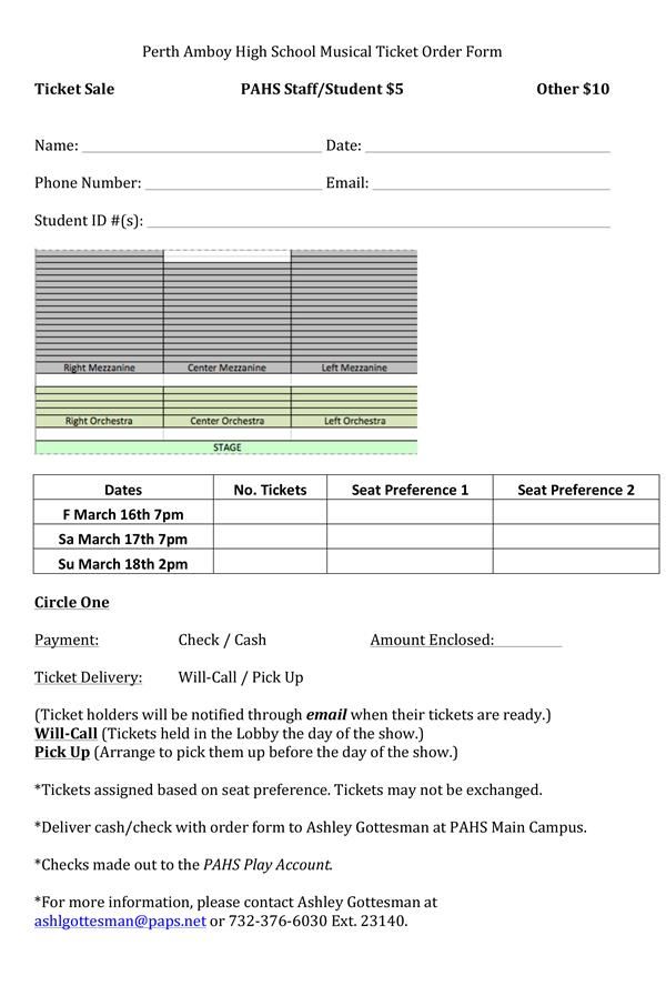 Order form 